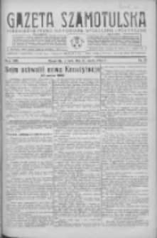 Gazeta Szamotulska: niezależne pismo narodowe, społeczne i polityczne 1935.03.26 R.14 Nr37