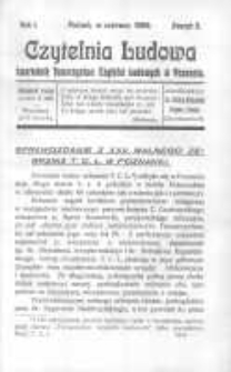 Czytelnia Ludowa: kwartalnik Towarzystwa Czytelni Ludowych w Poznaniu 1906 czerwiec R.1 Z.2