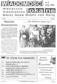 Wiadomości Lokalne 1999 R.1 Nr2