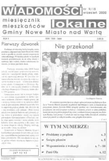 Wiadomości Lokalne 2000 R.2 Nr9(18)