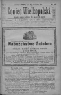 Goniec Wielkopolski: najtańsze pismo codzienne dla wszystkich stanów 1880.11.09 R.4 Nr257