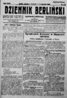 Dziennik Berliński. 1923 R.27 nr176