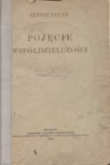 Pojęcie wsp&oacute;łdzielczości