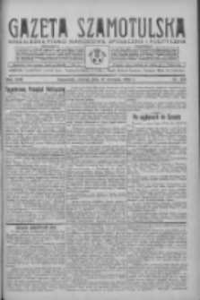 Gazeta Szamotulska: niezależne pismo narodowe, społeczne i polityczne 1935.09.17 R.14 Nr110
