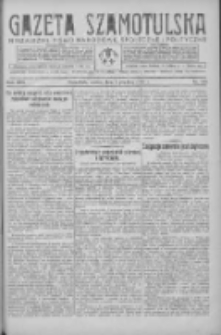 Gazeta Szamotulska: niezależne pismo narodowe, społeczne i polityczne 1935.12.07 R.14 Nr145