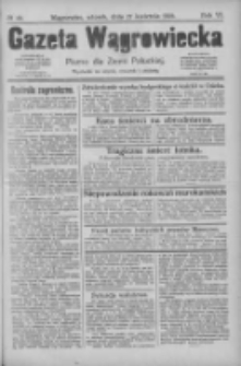 Gazeta Wągrowiecka: pismo dla ziemi pałuckiej 1926.04.27 R.6 Nr49