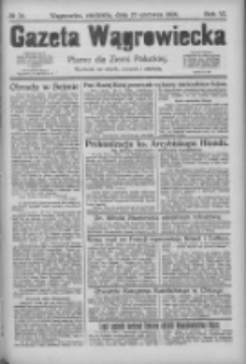 Gazeta Wągrowiecka: pismo dla ziemi pałuckiej 1926.06.27 R.6 Nr76