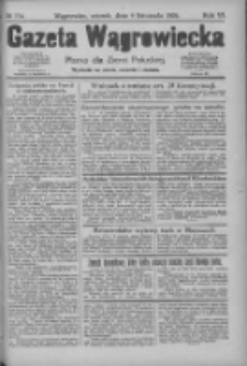 Gazeta Wągrowiecka: pismo dla ziemi pałuckiej 1926.11.09 R.6 Nr134