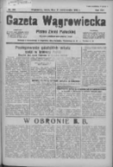 Gazeta Wągrowiecka: pismo ziemi pałuckiej 1936.10.21 R.16 Nr245