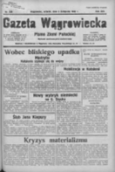 Gazeta Wągrowiecka: pismo ziemi pałuckiej 1936.11.03 R.16 Nr256