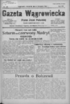 Gazeta Wągrowiecka: pismo ziemi pałuckiej 1936.11.05 R.16 Nr258