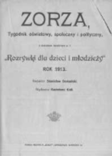 Zorza. 1913 nr1