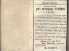 Posener Wohnungs-Anzeiger auf das Jahr 1862. Aus amtlichen Materialien zusammengestellt