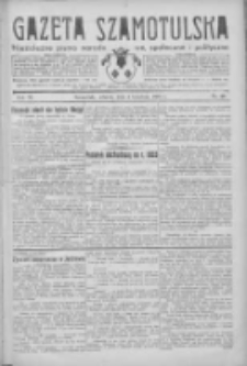 Gazeta Szamotulska: niezależne pismo narodowe, społeczne i polityczne 1933.04.04 R.12 Nr40
