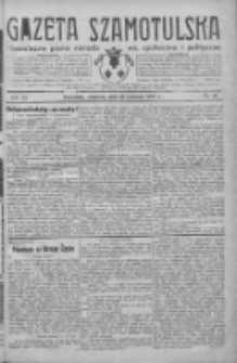 Gazeta Szamotulska: niezależne pismo narodowe, społeczne i polityczne 1933.04.20 R.12 Nr46