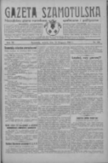 Gazeta Szamotulska: niezależne pismo narodowe, społeczne i polityczne 1933.11.28 R.12 Nr138