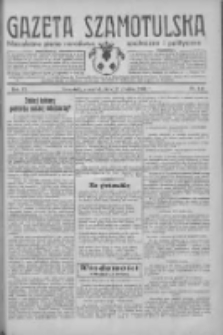Gazeta Szamotulska: niezależne pismo narodowe, społeczne i polityczne 1933.12.14 R.12 Nr144
