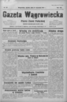 Gazeta Wągrowiecka: pismo ziemi pałuckiej 1939.01.27 R.19 Nr22