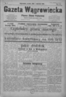 Gazeta Wągrowiecka: pismo ziemi pałuckiej 1932.01.01 R.12 Nr1