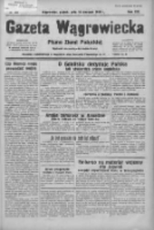 Gazeta Wągrowiecka: pismo ziemi pałuckiej 1939.08.18 R.19 Nr188