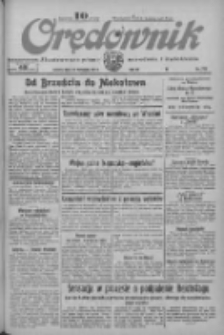 Orędownik: ilustrowane pismo narodowe i katolickie 1933.11.25 R.63 Nr272