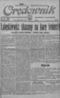 Orędownik: ilustrowane pismo narodowe i katolickie 1933.12.30 R.63 Nr299