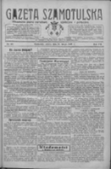 Gazeta Szamotulska: niezależne pismo narodowe, społeczne i polityczne 1928.02.18 R.7 Nr20