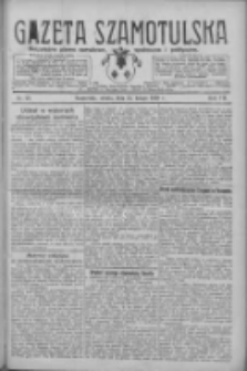 Gazeta Szamotulska: niezależne pismo narodowe, społeczne i polityczne 1928.02.25 R.7 Nr23