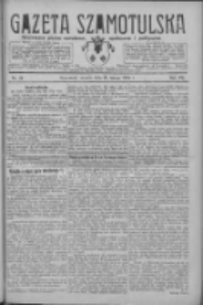 Gazeta Szamotulska: niezależne pismo narodowe, społeczne i polityczne 1928.02.28 R.7 Nr24