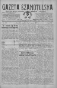 Gazeta Szamotulska: niezależne pismo narodowe, społeczne i polityczne 1928.12.06 R.7 Nr143