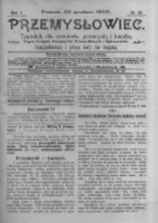 Przemysłowiec. 1903.12.26 R.1 nr13