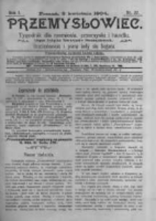 Przemysłowiec. 1904.04.02 R.1 nr27