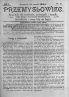 Przemysłowiec. 1904.05.14 R.1 nr33