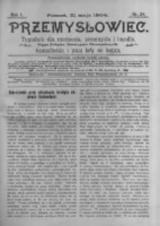 Przemysłowiec. 1904.05.21 R.1 nr34