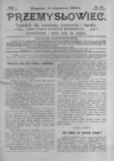 Przemysłowiec. 1904.09.04 R.1 nr49