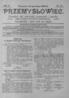 Przemysłowiec. 1904.12.10 R.2 nr11