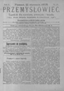 Przemysłowiec. 1905.01.21 R.2 nr17
