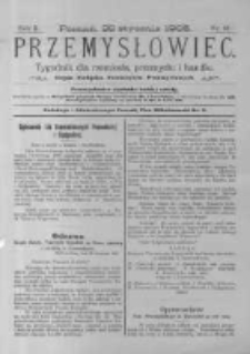 Przemysłowiec. 1905.01.28 R.2 nr18