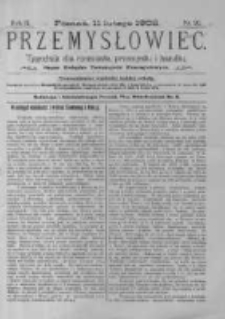 Przemysłowiec. 1905.02.11 R.2 nr20