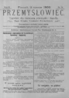 Przemysłowiec. 1905.03.11 R.2 nr24