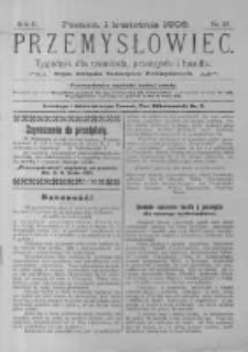 Przemysłowiec. 1905.04.01 R.2 nr27