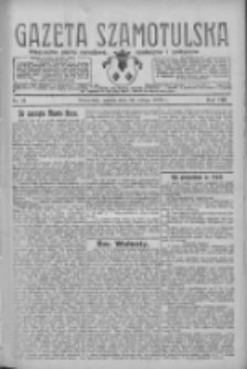 Gazeta Szamotulska: niezależne pismo narodowe, społeczne i polityczne 1929.02.16 R.8 Nr21