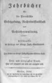 Jahrbücher für die Preussische Gesetzgebung, Rechtswissenschaft und Rechtsverwaltung. 1834 Bd.43