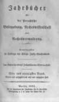 Jahrbücher für die Preussische Gesetzgebung, Rechtswissenschaft und Rechtsverwaltung. 1834 Bd.44