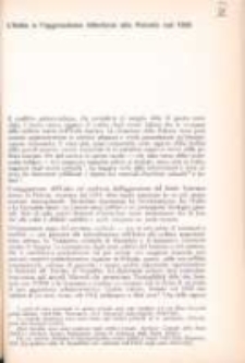 L'Italia e l'aggressione hitleriana alla Polonia nei 1939