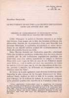 Le Mouvement de Soutien a la Societe des Nations dans les annees 1919-1926