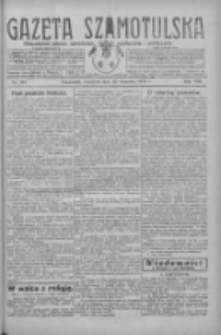 Gazeta Szamotulska: niezależne pismo narodowe, społeczne i polityczne 1929.09.12 R.8 Nr107