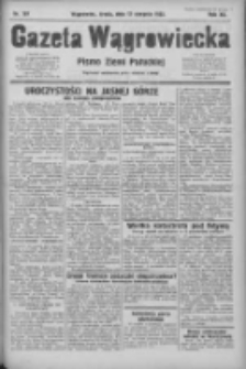Gazeta Wągrowiecka: pismo ziemi pałuckiej 1932.08.17 R.12 Nr187