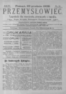Przemysłowiec. 1906.12.22 R.4 nr51