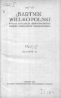 Bartnik Wielkopolski: organ oficjalny Związku Bartników Wielkopolskich 1925 styczeń R.6 Nr1